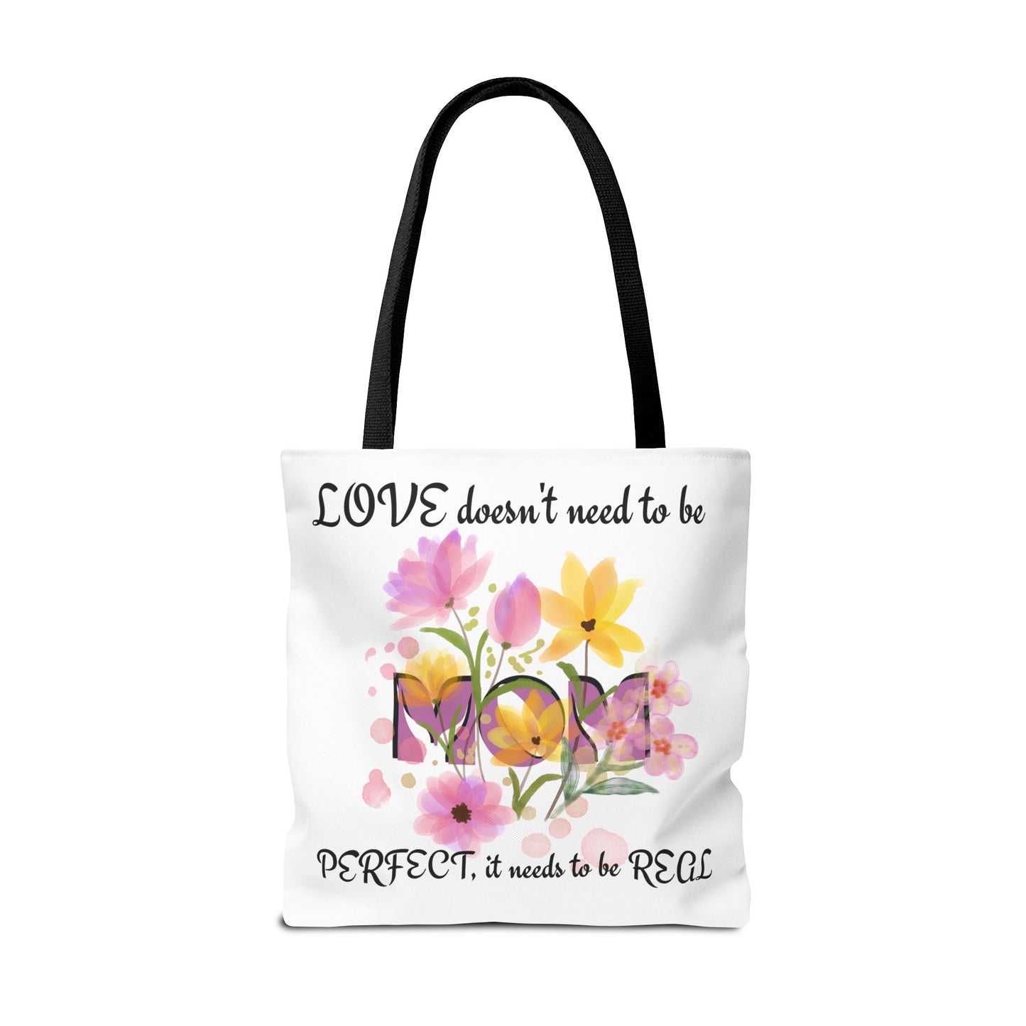 Love Is Real Inspirational Carryall Tote Bag