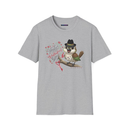 Unisex Softstyle T-Shirt Happy Valentine’s Day with Cigüita