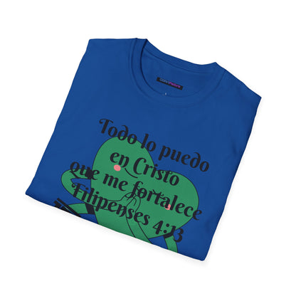 Unisex Softstyle T-Shirt - Filipenses 4:13 Todo lo Puedo en Cristo