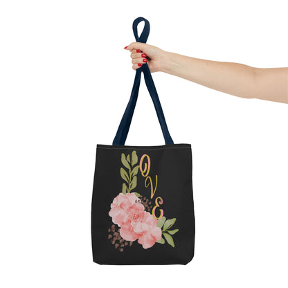 Floral “Love” Design - Tote Bag