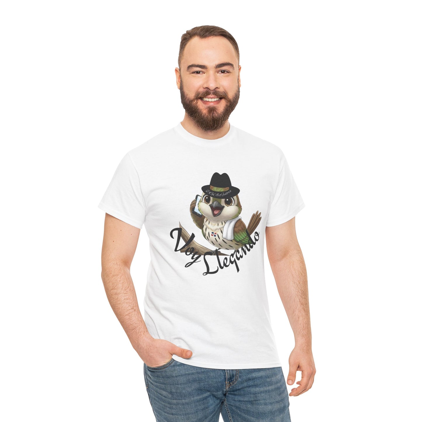 Unisex Heavy Cotton Tee - Voy Llegando