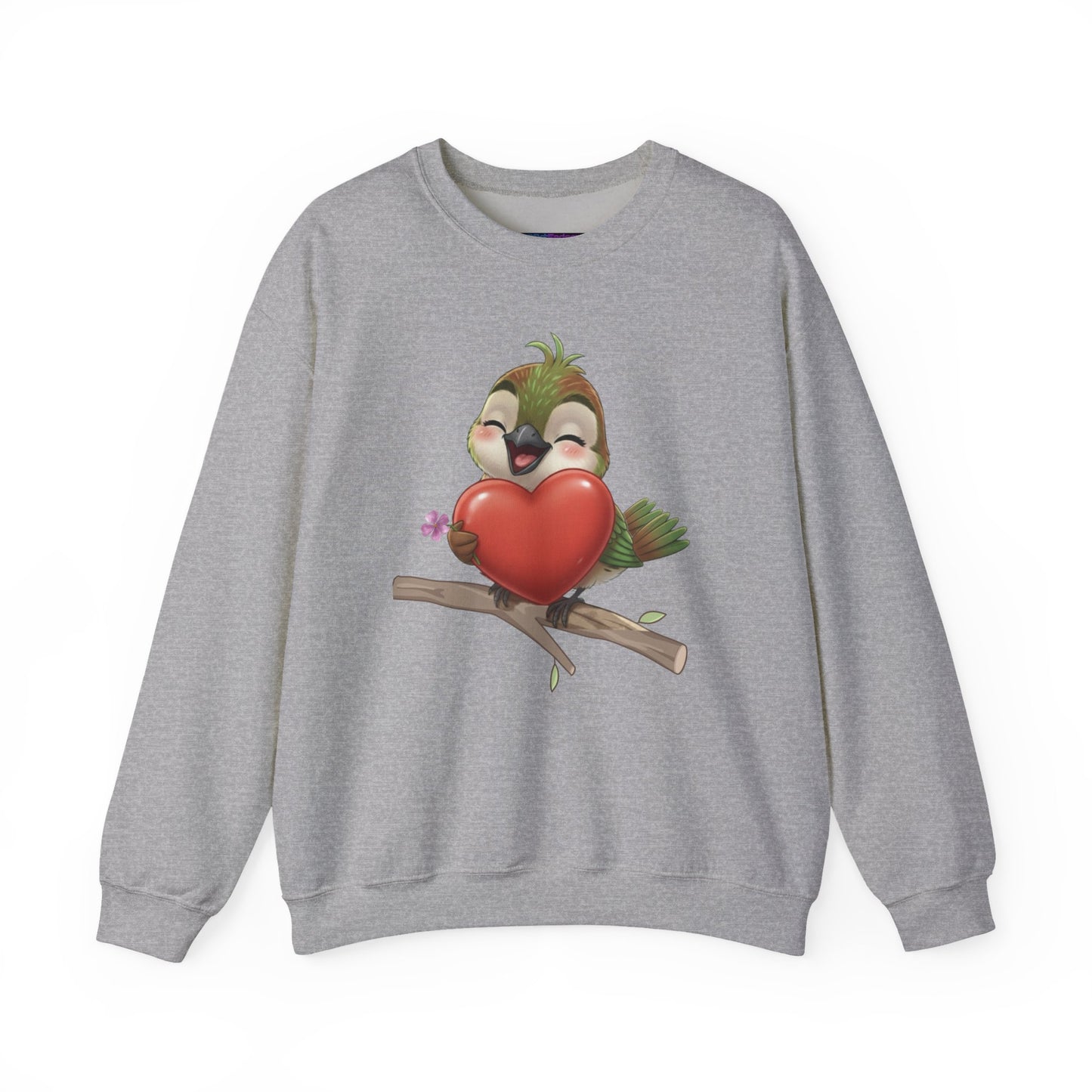 Unisex Heavy Blend Crewneck Sweatshirt Ciguita Hugging a Heart