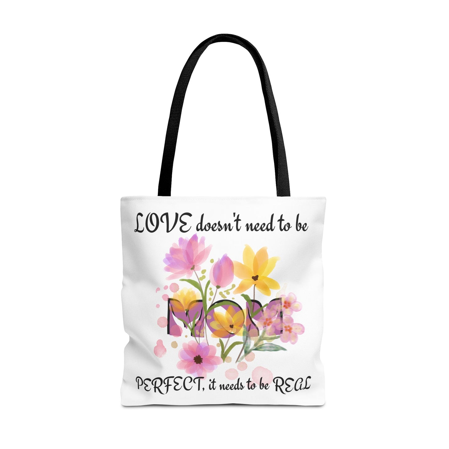 Love Is Real Inspirational Carryall Tote Bag