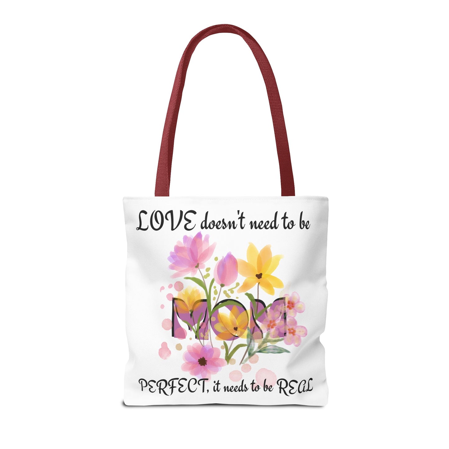 Love Is Real Inspirational Carryall Tote Bag