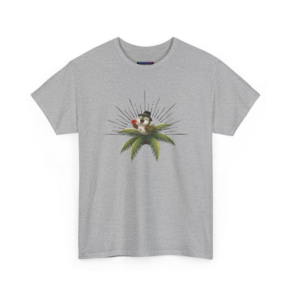 Unisex Heavy Cotton Tee Ciguita Tropical Sunrise