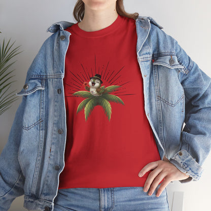 Unisex Heavy Cotton Tee Ciguita Tropical Sunrise