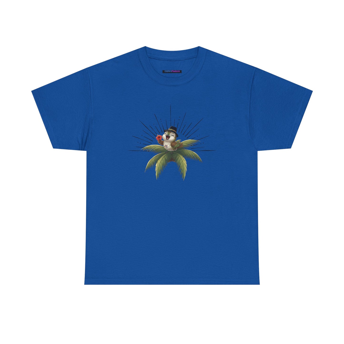 Unisex Heavy Cotton Tee Ciguita Tropical Sunrise