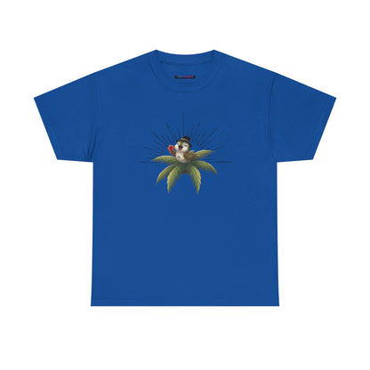 Unisex Heavy Cotton Tee Ciguita Tropical Sunrise