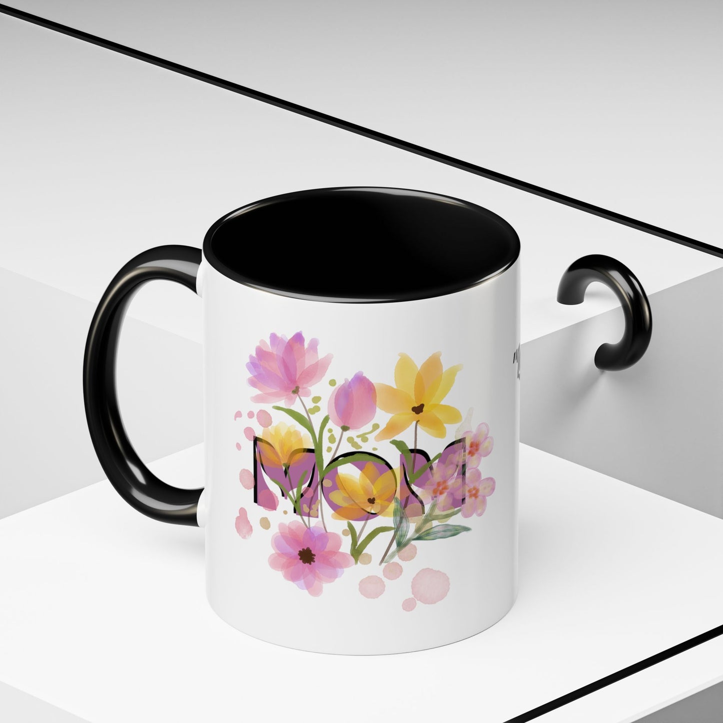 Mother’s Day Inspirational Love Quote - Floral Mom Mug