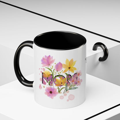 Mother’s Day Inspirational Love Quote - Floral Mom Mug