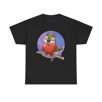 Unisex Heavy Cotton Tee Ciguita Hug your Heart