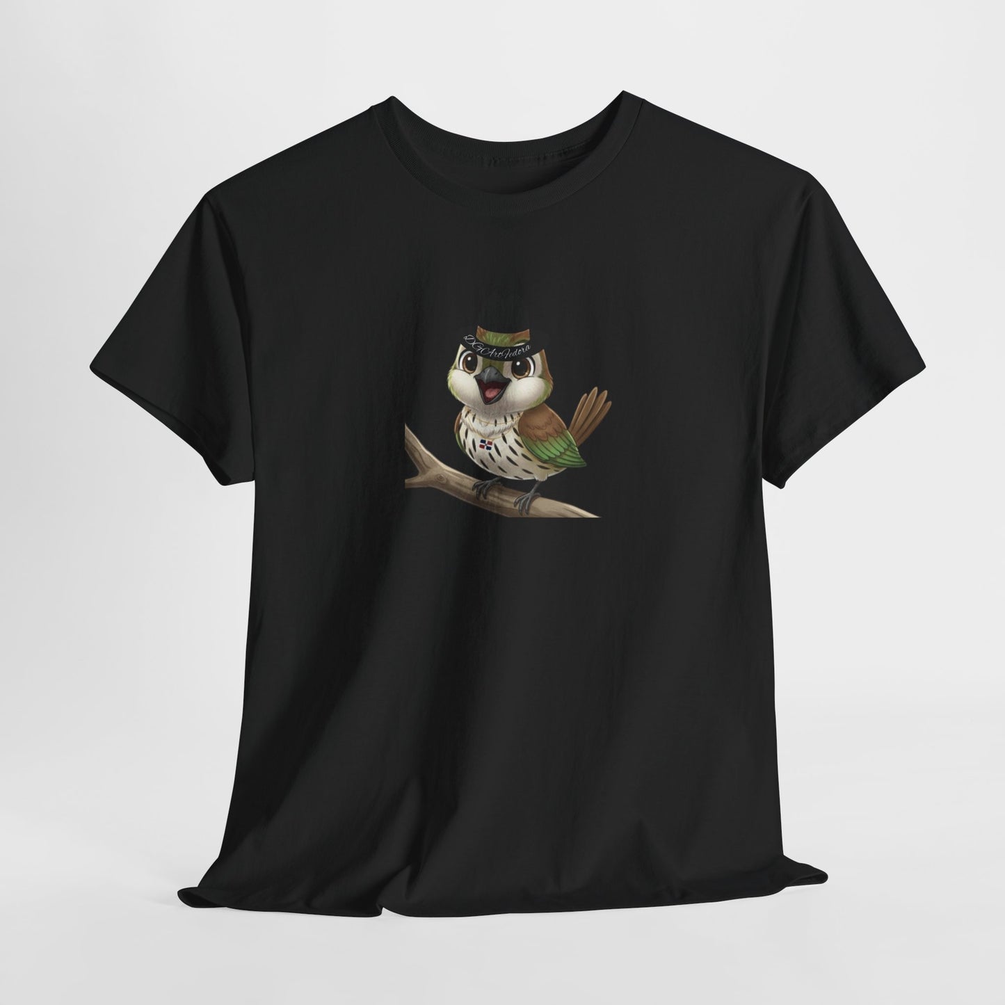 Unisex Heavy Cotton Tee Ciguita Chillin' on a Branch
