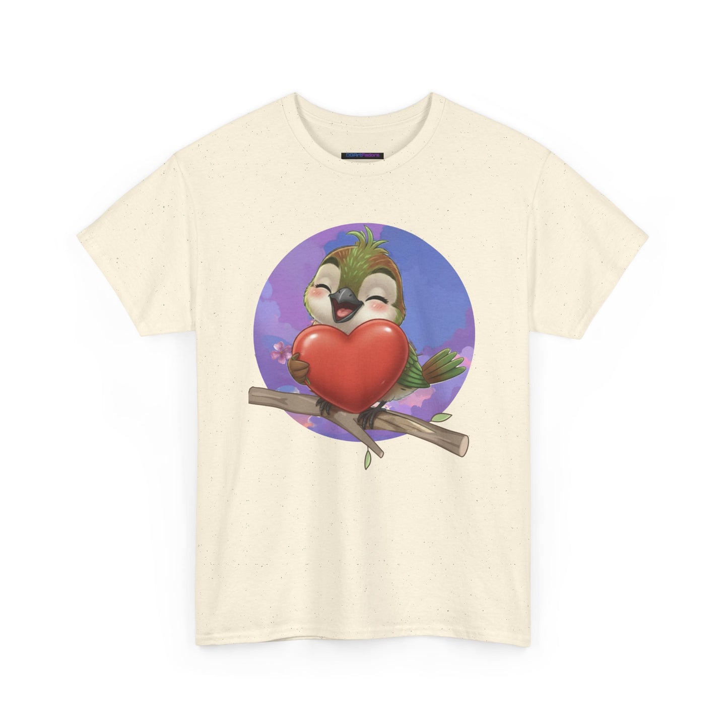 Unisex Heavy Cotton Tee Ciguita Hug your Heart