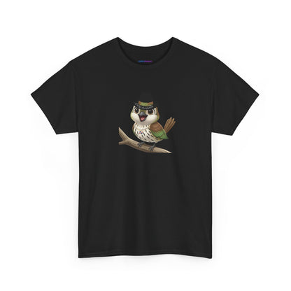 Unisex Heavy Cotton Tee Ciguita Chillin' on a Branch
