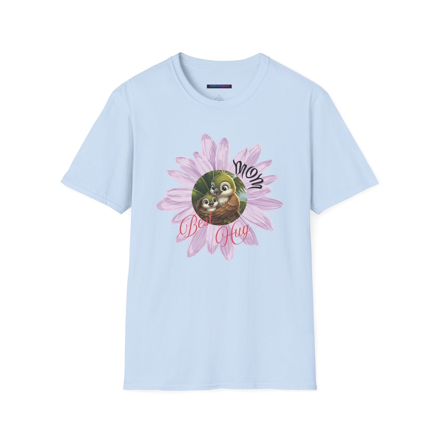 Cigüita Mother’s Embrace Flower Design - Softstyle T-Shirt