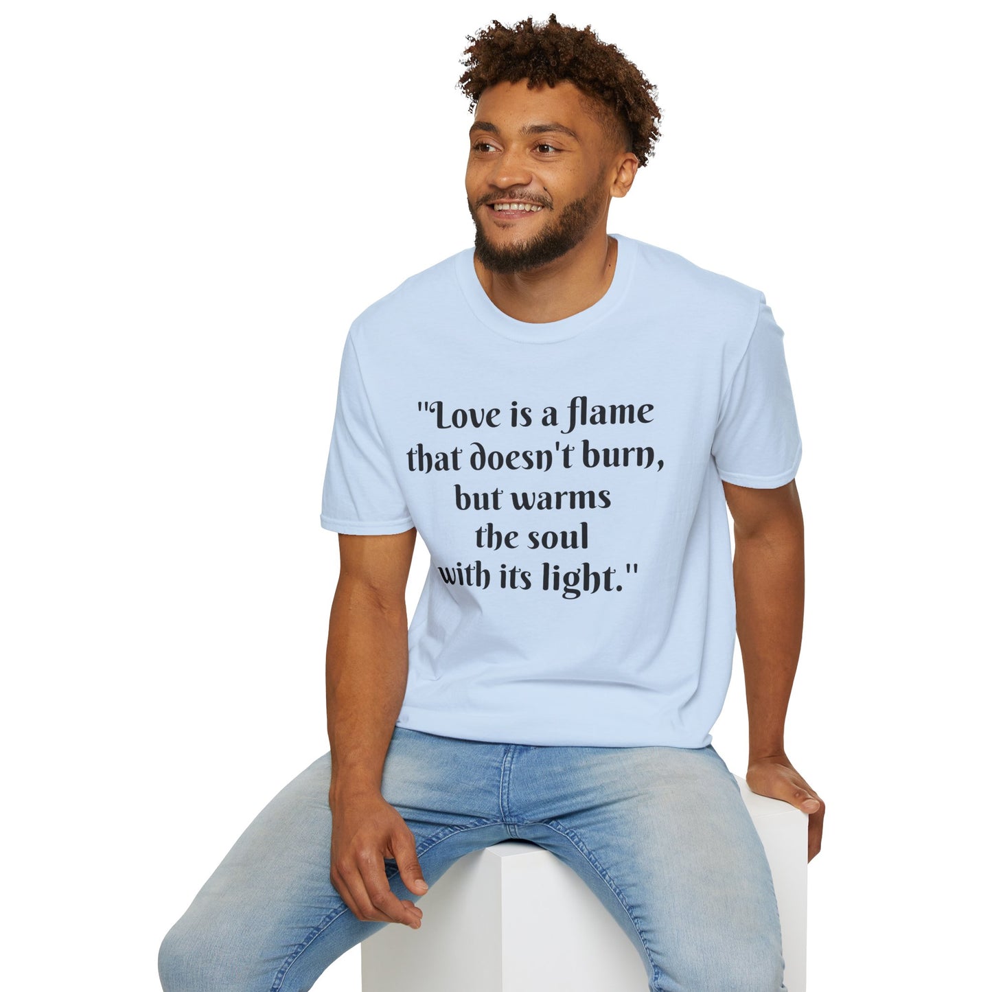 Love is a Flame Unisex Tee