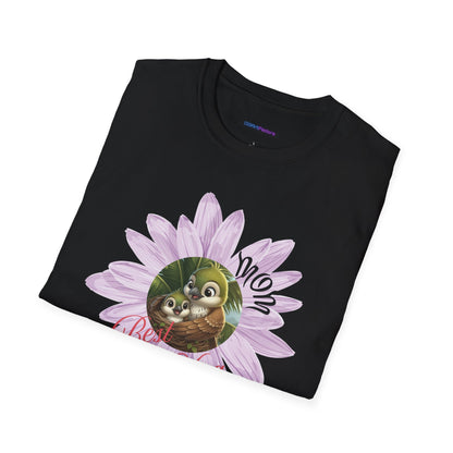 Cigüita Mother’s Embrace Flower Design - Softstyle T-Shirt