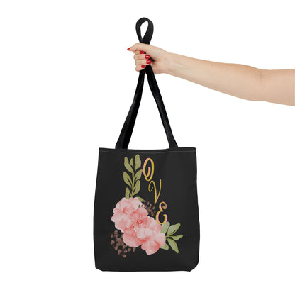 Floral “Love” Design - Tote Bag
