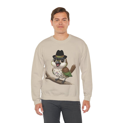 Unisex Heavy Blend Crewneck Sweatshirt Cigüita the Palmchat