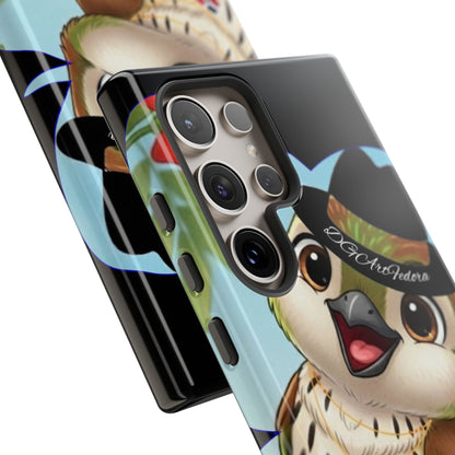 Tough Phone Case  Black- Matte & Glossy Options - Cigüita Design