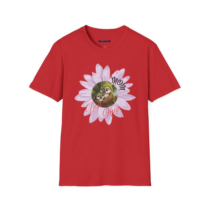 Cigüita Mother’s Embrace Flower Design - Softstyle T-Shirt