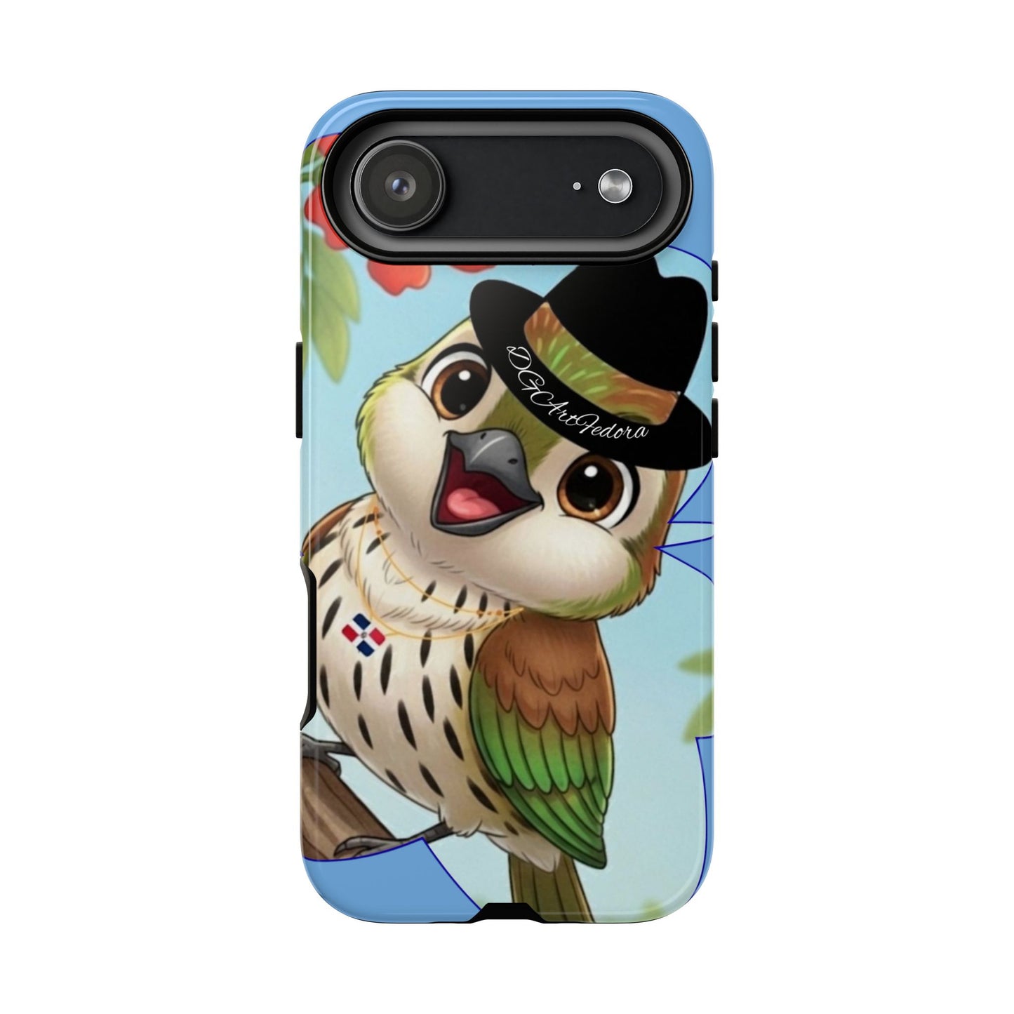 Tough Cases Light Blue Cigüita Design